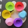Suministro directo de fábrica una variedad de capacillos para muffins de 7 cm, amor, rosa, estrella de cinco puntas, redondo, para hacer tú mismo, de silicona, para gelatina, pastel