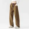 Pantalones de Montañismo Impermeables para Exteriores Camel HJCAMEL Scimitar Rushsuit para Mujer Otoño Casual Sueltos Rectos Pierna Ancha