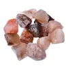 Flor de Resina Vermelha Pedra Bruta de Cristal Pedra Difusora Pedra Desmagnetizante Cristal Mineral Ciência Aquário Planta em Vaso Ornamento de Lã Natural