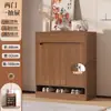 Gabinete de Zapatos para Entrada para Uso Doméstico, Nuevo Modelo 2026, Nuevo Estilo Chino, Gabinete de Almacenamiento de Gran Capacidad, Integrado Contra la Pared