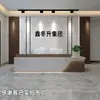 Mostrador de caja registradora estilo chino mostrador de recepción de empresa mostrador de recepción de hotel mostrador de bienvenida tienda de limpieza de oídos mostrador de centro de belleza y bienestar