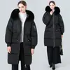 2026 Inverno Novo Estilo Gola Grande de Pelo Jaqueta de Algodão Feminina Casual Moda Versátil Jaqueta de Algodão Roupas de Algodão Casaco de Algodão Feminino Roupa de Proteção Térmica
