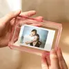 Porta-Retrato Polaroid Acrílico 3 polegadas com Impressão Fotográfica Colorida de Alta Qualidade e Moldura de Exibição para Cartões Pequenos e 6 Cartões Postais