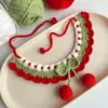 Bufanda Collar de Gato Linda Tejida a Crochet Paquete de Materiales DIY Caseros Accesorios para Mascotas Tejidos a Mano para Regalos
