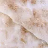 Tecido Tie-Dye Bolha de Pelo Falso de Coelho, Tecido Pelúcia Tie-Dye Degradê de Pelo Falso de Coelho, Tecido para Roupas de Outono e Inverno, Almofadas e Pantufas