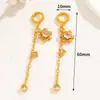 Colgante de Candado Gato de la Fortuna Chino Tradicional Chapado en Oro de 18K Accesorio de Joyería Estilo Chino para DIY