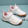 Zapatillas de Bádminton de Suela Blanda para Estudiantes de Primaria, Niños y Niñas, Zapatillas Deportivas de Entrenamiento para Niños de Otoño e Invierno, Zapatillas Deportivas Antideslizantes y Resistentes al Desgaste para Niños