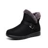 Botas de Algodón Cálidas de Invierno Chenyang Bird Forradas de Felpa Engrosadas Zapatos de Algodón para Madre Suela Suave Antideslizantes Zapatos para Madre Botines para Cabello
