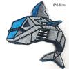 High-end Burned Edge Adesivo Bordado Pano Adesivo Roupa Mochila Escolar 3D Cartoon DIY Bordado Edge-less Earth Patch