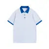 Camisa Polo de Manga Curta para Garçom Sazonal, Camiseta com Logo para Indústria de Catering, Uniforme de Trabalho para Restaurante de Secagem Rápida com Toque Gelado no Verão, Vestuário de Trabalho Estampado e Bordado