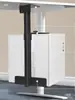 Soporte Colgante para PC Debajo del Escritorio Estante Flotante para Computadora Colgador de Gabinete de PC de Escritorio de Oficina Bandeja Soporte Metálico
