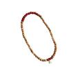 Cuentas redondas Jin Sinan con colgante de calabaza de cinabrio marca Ji 6 mm pulsera de doble círculo cuentas de rosario Guofeng pulsera Jin Sinan
