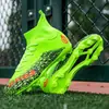 Dropshipping Amazon transfronteiriço de novos tênis de futebol masculinos, de cano alto, com travas longas e travas curtas, para tênis esportivos de treinamento para adolescentes e meninos