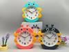 Nuevo lindo reloj despertador pequeño de dibujos animados creativo para dormitorio, mesita de noche, reloj despertador pequeño, reloj digital de plástico para sala de estar, reloj de escritorio para estudiantes