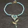 Joyería Vintage Transfronteriza Hd Industria Pesada Estilo Europeo y Americano Colección de Collares Exagerado Retro Personalidad Collar Tachonado de Diamantes