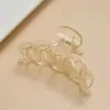 Pinza Grande Transparente de Plástico con Lazo Grande para Agarrar Cabello Trasero Disco para el Cabello Accesorios de Material para Peinado de Cabeza Accesorios para Mujeres