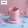 Vaso de agua para niños de paja de trigo, vaso de leche para bebé, vaso para beber, vaso de agua de doble asa de dibujos animados anti-caídas para jardín de infantes