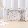 Bolsa de lavagem de três peças Bolsa de armazenamento de cosméticos portáteis para viagem Bolsa de armazenamento de cosméticos à prova d'água de grande capacidade