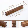 Manijas de Madera de Nogal, Gabinetes de Cajones de Madera Maciza, Puertas de Gabinete de Madera, Manijas de Armario de Madera Natural, Gabinetes de Madera, Minimalista Estilo Japonés