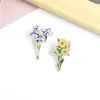 [Insignia Personalizada] El Más Vendido en Comercio Exterior Van Gogh Iris Girasol Accesorios Broche Accesorios para Ropa Más Fácil de Combinar Pin