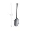 Conjunto de Colher e Garfo de Servir em Aço Inoxidável Purificado de Titânio, Colher e Garfo de Servir de Restaurante, Colher de Servir de Hotel, Escorredor, Louças
