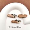 Gafas brillantes de dibujos animados, casa de perro, comida para perros, bricolaje, crema, pegamento, accesorios de resina, tocados, horquillas, fundas para teléfono móvil, papelería, pegatina