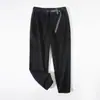 Conjunto de Piernas Cálido para Hombre de Invierno Pantalones Casuales Pantalones de Chándal 6244