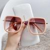 Europa y Estados Unidos Nuevas Gafas de Sol Negras de Marco Grande moda Gafas de Sol Negras Redondas de Metal Populares en la Red estilo callejero Gafas estilo Hong Kong 9988x