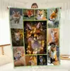 Manta de Franela para Mascotas Personalizada Amazon Impresión Digital 3D Imagen de Animal Manta para Siesta Aire Acondicionado Fabricante Venta al por Mayor