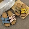 Sandalias Casuales de Moda Retro de Nicho con Suela Gruesa para Mujer, Calzado para Exteriores, Nuevo Modelo 2026, Sandalias Estilo Birkenstock de Celebridad de Internet