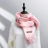 25 Cachecol de Imitação de Caxemira de Cor Pura para Outono e Inverno, Lenço Xale Versátil Super Macio para Mulheres, Fabricante Transfronteiriço, Presentes Atacado