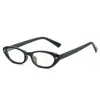 Nuevas Gafas Retro de Marco Pequeño Ojo de Gato Sin Graduación Transfronterizas, Estilo Hong Kong, Casual para el Día a Día, Aspecto Natural, Versátiles, Modernas, Gafas Únicas