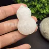 Colgante de Jade Blanco Afgano Natural de Dragón y Fénix Guanyin Buda, Artículos de Jade de Zona Turística, Artículos de Jade de Vendedor Ambulante, Venta al por Mayor de Colgantes de Jade