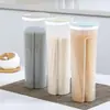 Caja de almacenamiento para fideos, recipiente de almacenamiento para granos y fideos secos, recipiente sellado de grado alimenticio, tubo de almacenamiento, caja de cocina para almacenar pasta