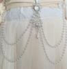 Accesorios Hanfu Antiguos Colgante de Cintura Antiguo Cadena Larga Solapa Estilo Nacional Extraíble Cadena de Cintura de Temperamento Exótico