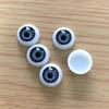 Acessórios BJD Transfronteiriços Olhos Cerâmicos Meio Redondos Boneca Olhos Falsos Realistas Olhos de Brinquedo Olhos de Sol Olhos Vermelhos com Contas