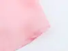 Vestido de tirantes con textura de satén de seda rosa Fengchun Europeo y Americano 2025 82037