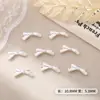 Decoraciones de Uñas con Moños Dorados y Plateados de Moda, Accesorios para Uñas DIY de Aleación 3D en Forma de Pajarita al por Mayor