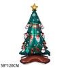 Cruzamento de Natal tridimensional base de modelagem de balão de alumínio decoração de festa de Natal decoração balão decoração atacado