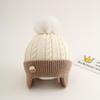 Outono e inverno chapéu de bebê quente chapéu infantil chapéu de bebê feminino fofo menino coreano princesa inverno chapéu de lã atacado
