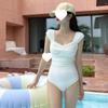 Fábrica de origen estilo ins Nuevo estilo coreano Traje de baño conservador sin tirantes, ajustado y que cubre el abdomen para niña Suministro transfronterizo para mujer