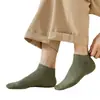 Calcetines Blancos y Negros para Hombres y Mujeres, Calcetines de Media Pantorrilla para Primavera y Otoño, Calcetines de Algodón Transpirables de Color Sólido, Calcetines Deportivos para Parejas, Calcetines Cortos de Verano al por Mayor