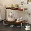 Soporte para Taza de Agua de Escritorio Hogareño Estante de Almacenamiento de Tazas de Té de Múltiples Capas Gabinete de Comedor Encimera Organizador de Tazas de Café Estante de Almacenamiento