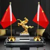 Decorações de Bandeira Vermelha para Mesa de Escritório Moda de Alto Padrão Caneta Criativa para Escrita para Presentear Liderança