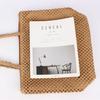 One Piece Envío Directo Carta Gran Capacidad Bolsa Tejida de Cuerda de Papel Moderna Bolso de Hombro para Negocios y Desplazamientos Nicho Versátil Bolso de Mujer