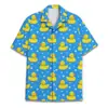 Transfronterizo 2024 Amazon Europeo y Americano Camisa de Manga Corta Hawaiana Cuello Cubano Casual Impresión 3D Fábrica Pelo Liso