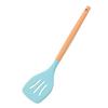 Utensilios de cocina de silicona para cocina, siete piezas, espátula de silicona para cocinar, colador, cuchara para sopa, juego de cuchara y pala de cocina multiusos