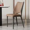 Mesa y Sillas de Comedor de Lujo Nórdico, Sillas Minimalistas Modernas de Estilo Italiano con Respaldo, Sillas de Comedor para Salones Privados, Sillas de Mahjong para Sala de Juegos, Sillas de Comedor Vintage
