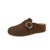 Colección Personal~ Chanclas Birkenstock de Dedos Divididos Verano 2026 Nuevas Vintage de Suela Gruesa Slip-On de Punta Cerrada para Mujer