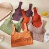 Sujetador de tubo con tirantes sin costuras para chica, ropa interior con aros de acero fijos, para verano, venta al por mayor